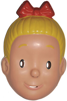 Funny Fashion Wiske feestmasker - met elastiek - kunststof - stripfiguur Multi