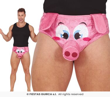 Funny Foute Varkentje Onderbroek Multikleur - Print