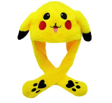 Funny Hat Baby Kids Hat Cute Rabbit Ears Plush Ears Can Move Cap Children Winter Warm Party Hat