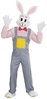 Funny Konijn Kostuum Multikleur - Print