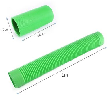 Funny Pet Konijnen Egels Dier Tunnel Telescopische Inklapbare Training Channel Buizen Hamster Fret Interactief Spel Speelgoed groen