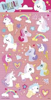 Funny Products stickervel Unicorns meisjes papier 26 stuks