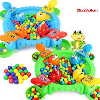 Funny Toys Hungry Frog Eating Beans Games Family Party Parent-child Interactive Game Toy For Children Adult Stress Relief Toy