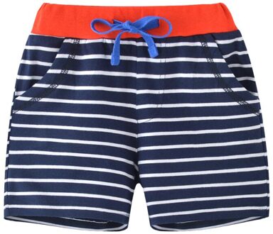 Funnygame Jongens Meisjes Katoen Shorts Zomer Kinderen Streep Broek Koord Kids Kleding Jongens Scanties 3T