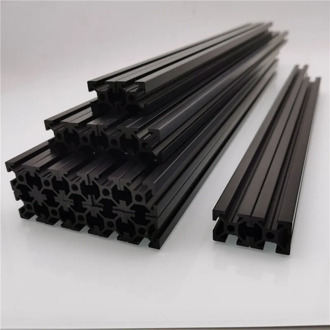 Funssor Misumi HFSB5-2020 extrusion Frame Kit for VORON 2.4 3d Printer black anodized Blind Joints VORON 2.4 VORON EXTRUSIONS