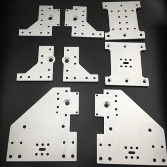 Funssor set of 8 Aluminum Gantry Plates kit for Kyo's Sphinx CNC machine Kyo Sphinx DIY CNC aluminum Plate set