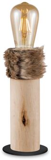 Furdy Tafellamp large - Hout Bruin