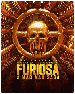 Furiosa: A Mad Max Saga -  Zavvi Exclusive 4K Ultra HD Steelbook (Goldskull Version)