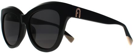 FURLA Cat Eye Vrouw Glimmend Zwart Rook Donkergrijs SFU780 - One Size