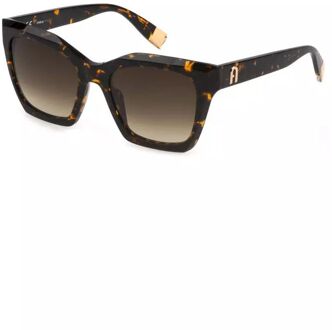 FURLA Fu117 Tortoise Quare Unglae Donker Bruin