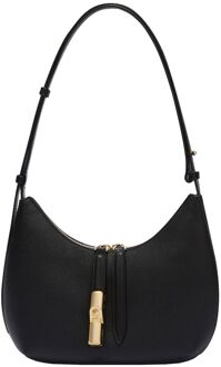 FURLA Goccia Shoulderbag S nero schoudertas dames Zwart - H 21 x B 22 x D 7.5 cm