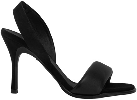 FURLA High Heel Sandals Furla , Black , Dames - 37 Eu,36 EU