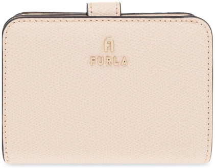 FURLA Leren portemonnee met logo Furla , Pink , Dames - ONE Size
