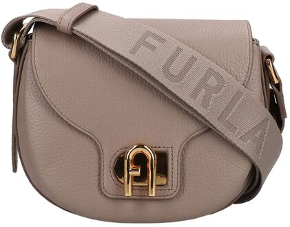 FURLA Lotus Mini Crossbody stucco gray-toni stucco gray damestas Grijs - H 14 x B 13 x D 6 cm