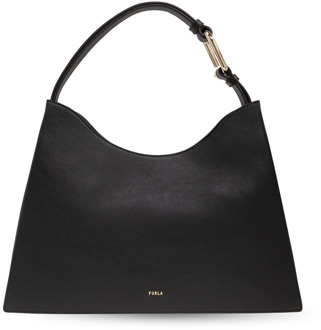 FURLA ‘Nuvola Large’ hobo tas Furla , Black , Dames - ONE Size