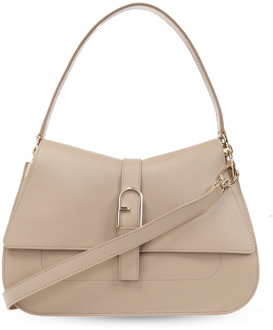 FURLA Stijlvolle Handtassen Furla , Beige , Dames - ONE Size