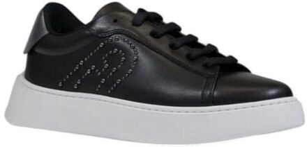 FURLA Studded Platform Sneaker Leer Schoenen Zwart - EU 37