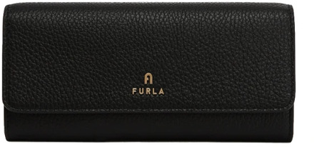 FURLA Zwarte Portemonnees Collectie Furla , Black , Dames - ONE Size