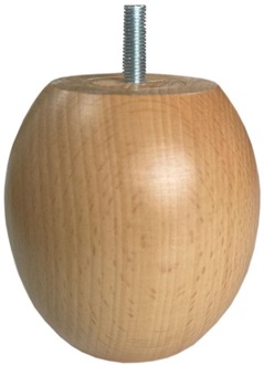 Furniture Legs Europe Bolpoot 10 cm (M10)