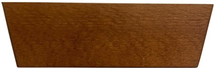 Furniture Legs Europe Meubelpoot kersen vierkant 16 bij 4,5 cm en hoogte 5 cm van massief hout