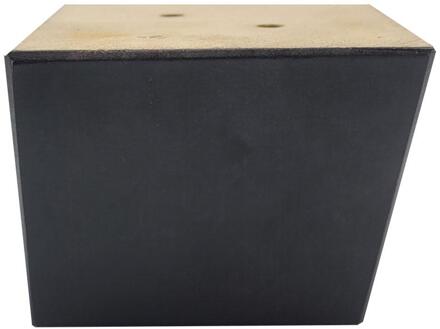 Furniture Legs Europe Meubelpoot zwart vierkant 8 x 8 cm - hoogte 6 cm