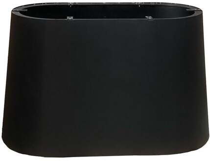 Furniture Legs Europe Ovale kegel tafelpoot taps van 120 bij 60 cm en hoogte 72 cm Zwart