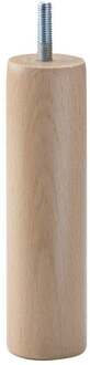 Furniture Legs Europe Ronde houten meubelpoot 15 cm (M10)