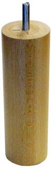 Furniture Legs Europe Ronde houten meubelpoot 16 cm (M8)