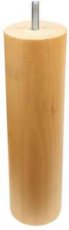 Furniture Legs Europe Ronde houten meubelpoot 20 cm (M8)