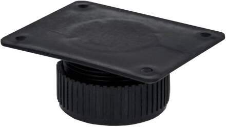 Furniture Legs Europe Set kunststof verstelbare glijder zwart rond ø 5 cm en hoogte 2,5 cm - verstelbaar tot 3,5 cm - 4 stuks