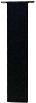 Furniture Legs Europe Set stalen rechte tafelpoten zwart vierkant 8 bij 8 cm en hoogte 40 cm (8 x 8 cm) - 4 stuks