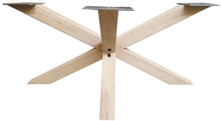 Furniture Legs Europe Spinpoot salon van eikenhout ongelijkzijdig matrix 90 bij 60 cm en hoogte 40 cm (6 x 6 cm) Houtskleur