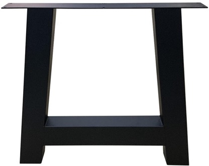 Furniture Legs Europe Stalen A tafelpoot 75 bij 10 cm en hoogte 72 cm zwart (10 x 10 cm)