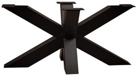 Furniture Legs Europe Stalen matrix zwart spinpoot 85 bij 38 cm en hoogte 37 cm (6 x 6 cm)