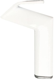 Furniture Legs Europe Stalen meubelpoot wit design 11,5 bij 2 cm en hoogte 16 cm