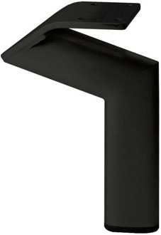 Furniture Legs Europe Stalen meubelpoot zwart design 11,5 bij 2 cm en hoogte 16 cm