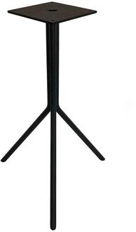 Furniture Legs Europe Stalen salononderstel zwart rond ø 36 cm en hoogte 50 cm (koker 1,6 cm)