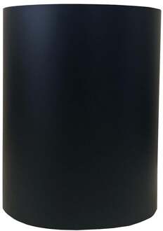 Furniture Legs Europe Stalen salononderstel zwart rond Ø26.5 cm en hoogte 35,5 cm