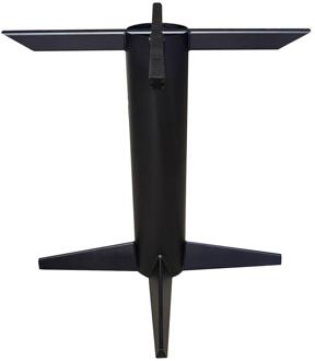 Furniture Legs Europe Stalen tafelonderstel zwart kolom 84 bij 84 cm en hoogte 73 cm