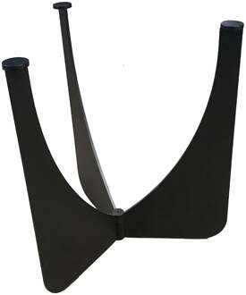 Furniture Legs Europe Stalen tafelonderstel zwart rond ø 72 cm en hoogte 72,5 cm (6 x 1 cm)