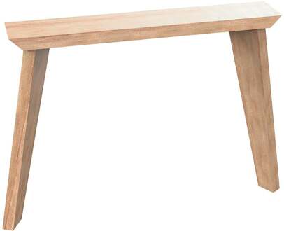 Furniture Legs Europe Trapezium massief schuine eikenhout 80 bij 15 cm en hoogte 73 cm (13 x 4 cm) - set van 2 stuks Houtskleur