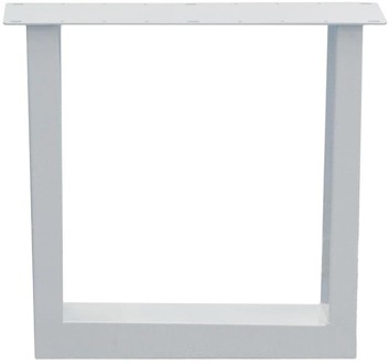 Furniture Legs Europe Witte U tafelpoot 72 cm (koker 10 x 10)