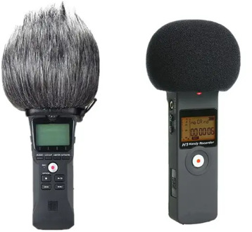 Furry Windscreen Muff Cover Foam Filter Microphone Windproof Cover for Zoom H1 95AF