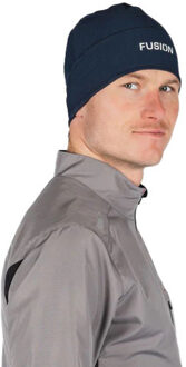 Fusion Beanie blauw - ONE-SIZE