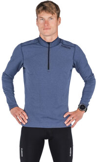 Fusion C3 Longsleeve Zip Neck Heren blauw