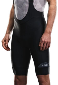Fusion Fietsbroek heren - maat M Zwart