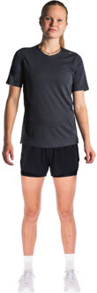 Fusion Run Shirt 2in1 Short Set Dames grijs