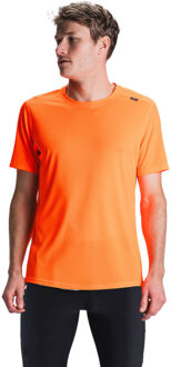 Fusion Run Shirt Short Tight Set Men oranje