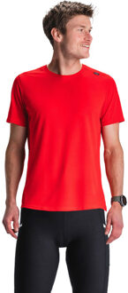 Fusion Run Shirt Short Tight Set Men rood