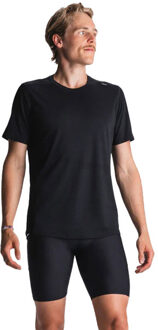 Fusion Run Shirt Short Tight Set Men zwart/zwart